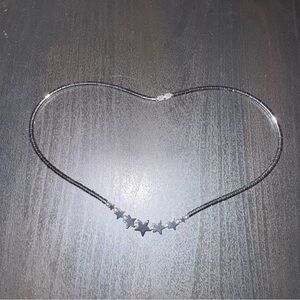 Elegant Black Star Necklace